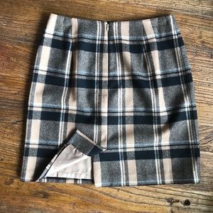 Ann Taylor Plaid Mini Skirt - 2P